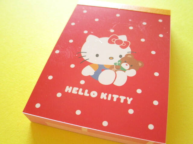 Photo1: Kawaii Cute Mini Memo Pad Hello Kitty 50th Anniversary Sanrio *Hello Kitty -B (S2843668) 