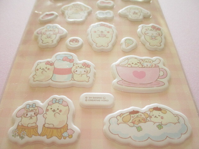 Photo: Kawaii Cute Puffy Stickers Sheets Eikoh *Sirotan ♡ Sanrio Characters (32212)