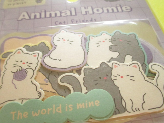 Photo: Kawaii Cute Animal Homie Sticker Flakes Sack Gaia *Cat (467908)