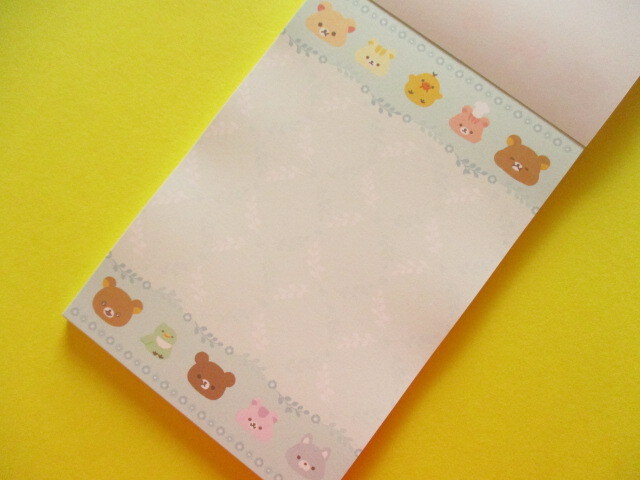 Photo: Kawaii Cute Large Memo Pad Rilakkuma San-x *Minna de mampuku maku maku (MH21902)