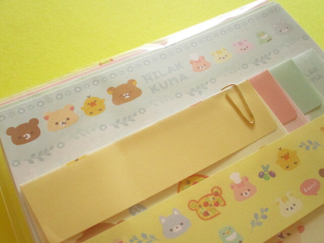 Photo: Kawaii Cute Regular Letter Set Rilakkuma San-x *Minna de mampuku maku maku (LH81501)