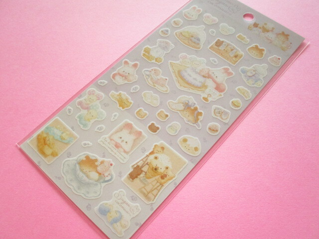 Photo1: Kawaii Cute Sticker Sheet Sugarcocomuu San-x *Sugarcocomuu (SE61902)