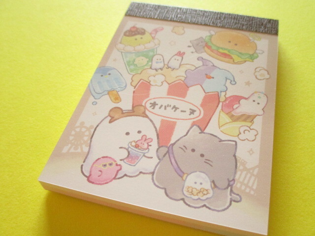 Photo1: Kawaii Cute Mini Memo Pad Obakenu Crux *Recommended Menu (124125）