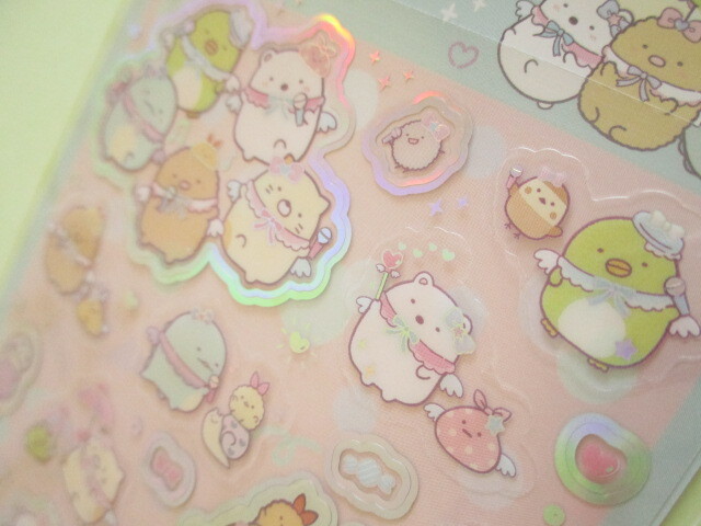 Photo: Kawaii Cute Stickers Sheet Sumikkogurashi San-x *天使なえびてんアイドル (SE61802)