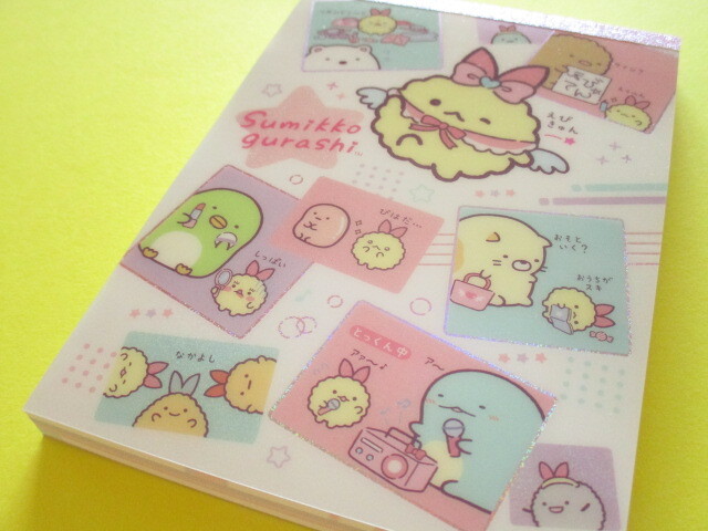 Photo1: Kawaii Cute Large Memo Pad Sumikkogurashi San-x *天使なえびてんアイドル (MH21502)