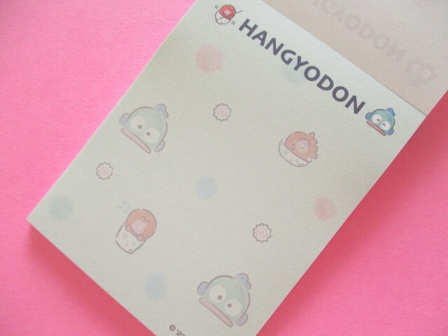 Photo: Kawaii Cute Mini  Memo Pad Sanrio *Hangyodon (ふんわりドット 411299)