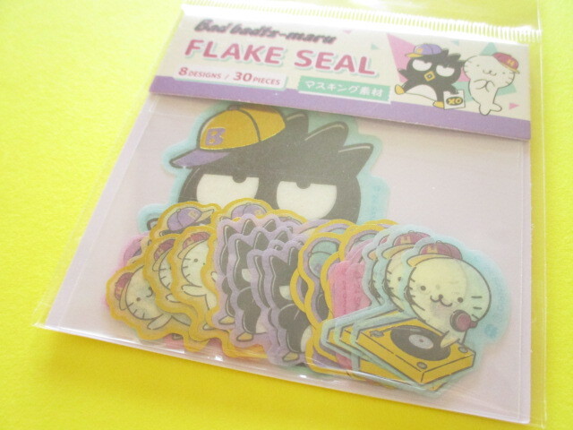 Photo1: Kawaii Cute Sticker Flakes Sack Sanrio *Bad badtz-maru (412166)