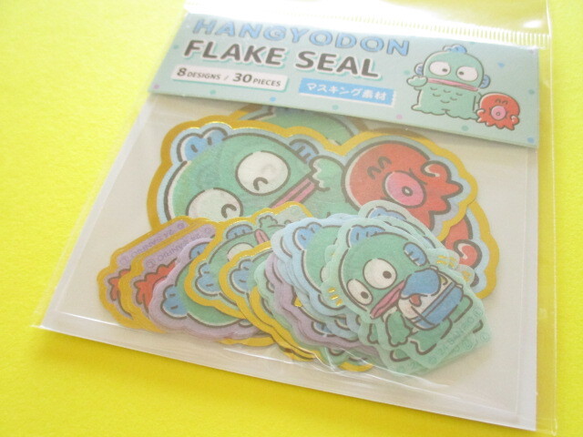 Photo1: Kawaii Cute Sticker Flakes Sack Sanrio *Hangyodon (412142)