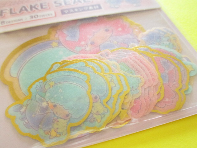 Photo: Kawaii Cute Sticker Flakes Sack Sanrio *Little Twin Stars (412104)