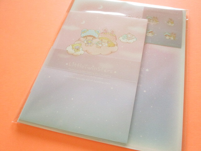 Photo1: Kawaii Cute Letter Set Sanrio *Little Twin Stars (411800)