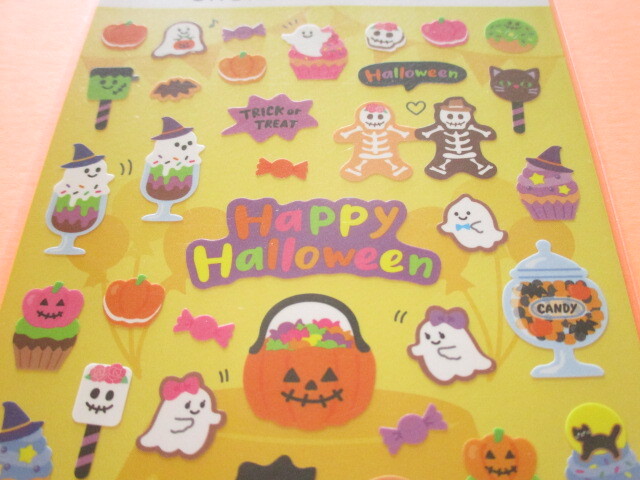 Photo: Kawaii Cute Stickers Sheet Gaia *Happy Halloween (466733-2)