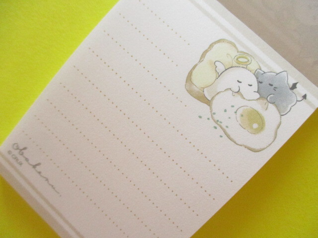 Photo: Kawaii Cute Mini Memo Pad Obakenu Crux *Bread (124651）