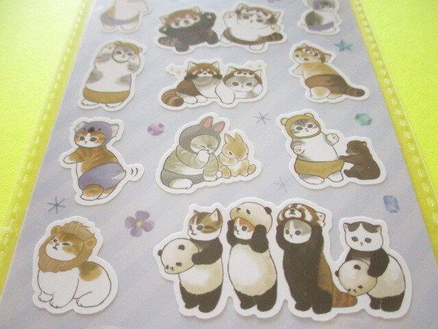 Photo: Kawaii Cute Stickers Sheet Eikoh *Mofusand (133356-Blue)