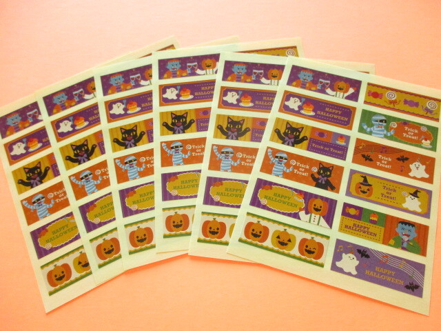 Photo: Kawaii Cute Film Stick Seals Set Kyowa *Halloween Time (62-E43)