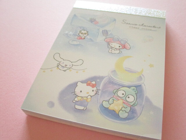 Photo1: Kawaii Cute Mini Memo Pad Sanrio Characters Sanrio *Clear Color (304664) 