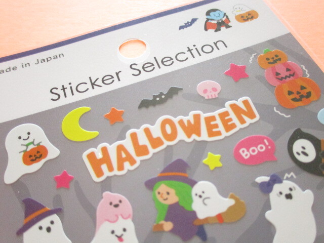 Photo: Kawaii Cute Stickers Sheet Gaia *Happy Halloween (466733-1)