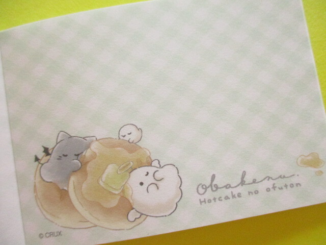 Photo: Kawaii Cute Mini Memo Pad Obakenu Crux *Bread (124651）