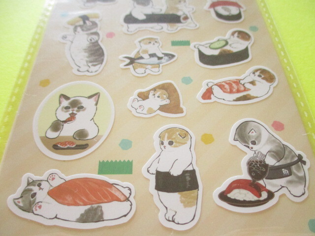 Photo: Kawaii Cute Stickers Sheet Eikoh *Mofusand (133356-Yellow)