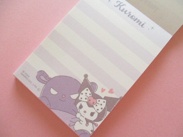 Photo: Kawaii Cute Mini Memo Pad Kuromi Sanrio *Hug a Baku (304656)