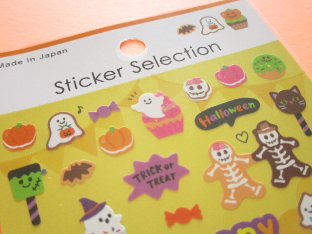 Photo: Kawaii Cute Stickers Sheet Gaia *Happy Halloween (466733-2)