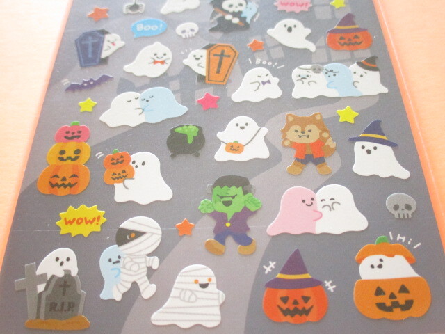 Photo: Kawaii Cute Stickers Sheet Gaia *Happy Halloween (466733-1)