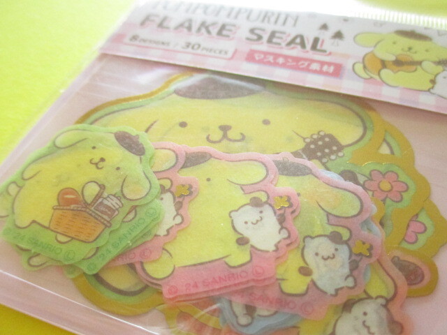 Photo: Kawaii Cute Sticker Flakes Sack Sanrio *POMPOMPURIN (412128)