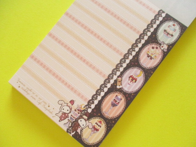 Photo: Kawaii Cute Large Memo Pad Sentimental Circus San-x *夜更かしパフェと星屑涙のドレンチェリー(MH22801)