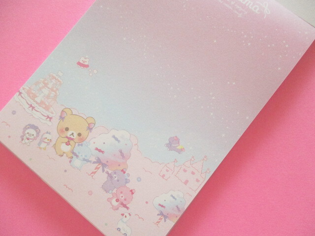 Photo: Kawaii Cute Large Memo Pad Korilakkuma San-x *お空のくるりんわたあめ (MH22501)