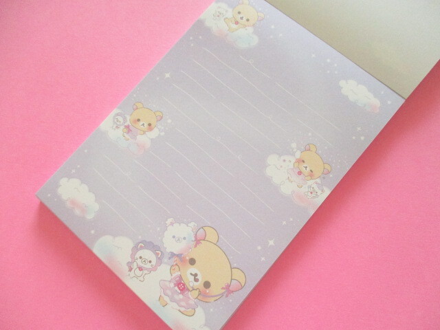 Photo: Kawaii Cute Large Memo Pad Korilakkuma San-x *お空のくるりんわたあめ (MH22501)