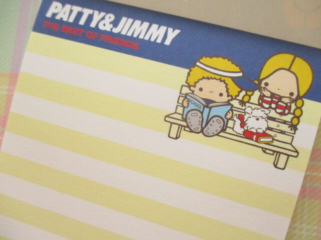 Photo: Kawaii Cute Medium Square Memo Pad Sanrio *Patty & Jimmy (S2844869)