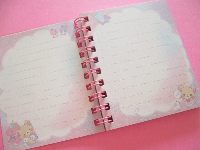 Photo: Kawaii Cute Spiral Mini Memo Pad Korilakkuma San-x *お空のくるりんわたあめ (MH22602)