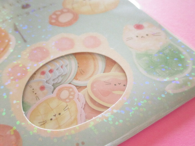 Photo: Kawaii Cute Sticker Flakes Sack Kamio Japan *Neco Neco Mix (221879)