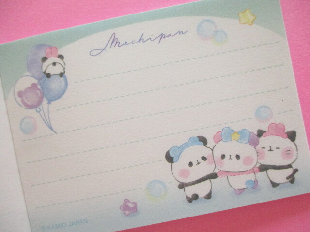 Photo: Kawaii Cute Mini Memo Pad Mochi Mochi Panda Kamio Japan *Amusement Park (221546)