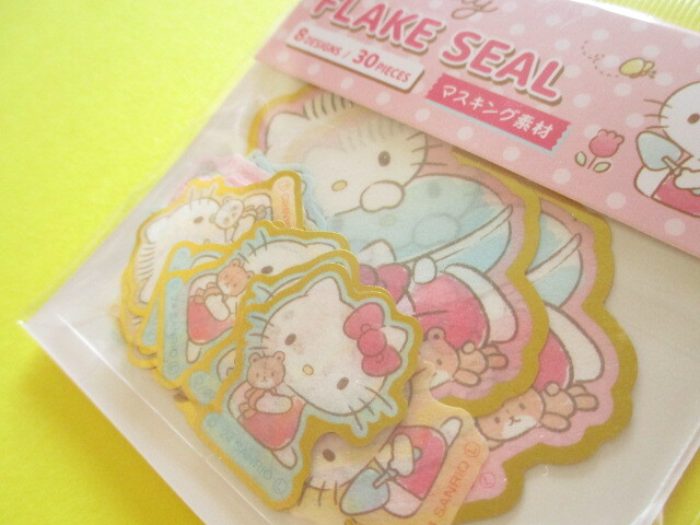 Photo: Kawaii Cute Sticker Flakes Sack Sanrio *Hello Kitty (412074)