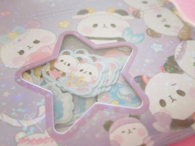 Photo: Kawaii Cute Sticker Flakes Sack Kamio Japan *Mochi Mochi Panda /Constellation (221881)