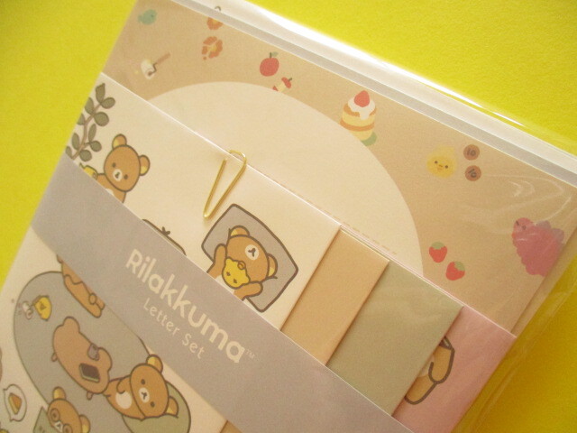 Photo: Kawaii Cute Regular Letter Set Basic Rilakkuma San-x *Favorite Things (LH81601)