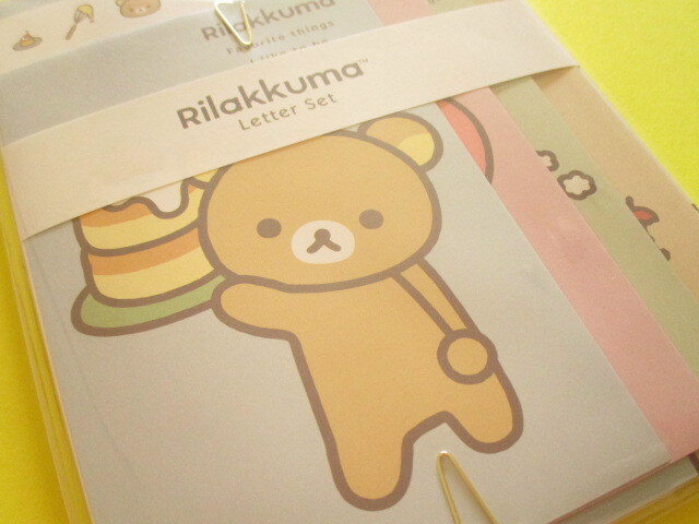 Photo: Kawaii Cute Regular Letter Set Basic Rilakkuma San-x *Favorite Things (LH81701)