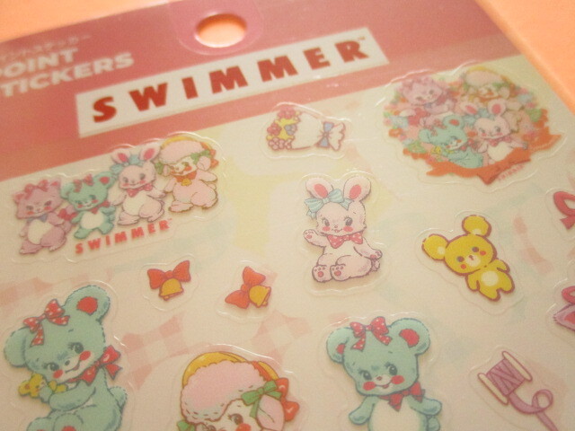 Photo: Kawaii Cute Point Stickers Sheet  *SWIMMER (SE-SW10271)