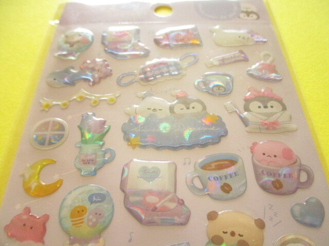 Photo: Kawaii Cute Melty Couleur Candy Stickers Sheet Q-Lia *Saxe Blue with Marine (91061)