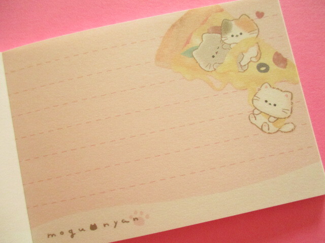 Photo: Kawaii Cute Mini Memo Pad Mogu♡nyan Kamio Japan *Pizza (222043)