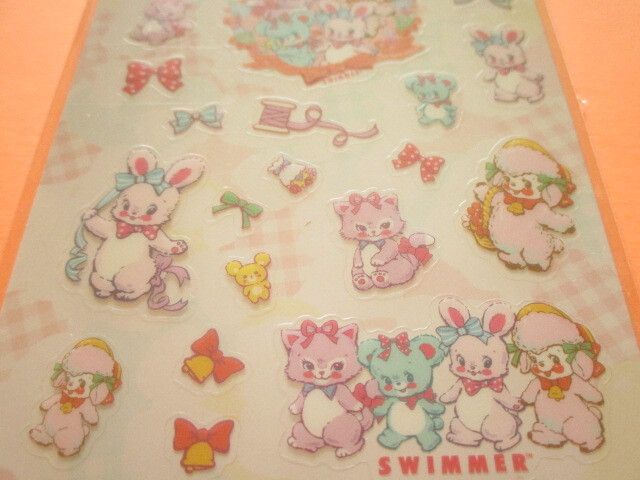 Photo: Kawaii Cute Point Stickers Sheet  *SWIMMER (SE-SW10271)