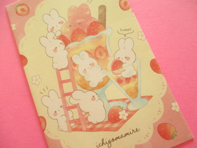 Photo: Kawaii Cute Mini Envelopes Pochibukuro Set Kyowa *ichigomamire (07-A17-Rabbit )