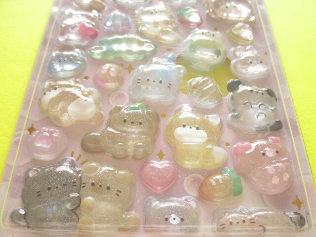 Photo: Kawaii Cute うるちゅる Pop Stickers Sheet Crux *Animal (125915)