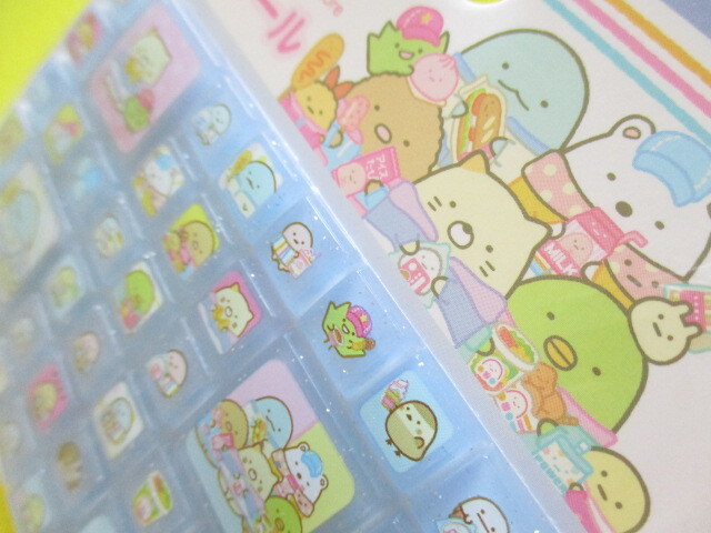 Photo: Kawaii Cute Tile Stickers Sheet Sumikkogurashi San-x *Happy Tapioca Convenience Store (SE64102)