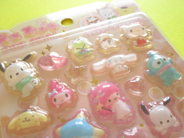 Photo: Kawaii Cute うるちゅる Pop Stickers Sheet Crux *Sanrio Characters (125920)