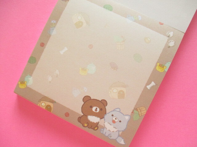 Photo: Kawaii Cute Square Memo Pad Rilakkuma San-x *Aokogu no otomari (MH23701)