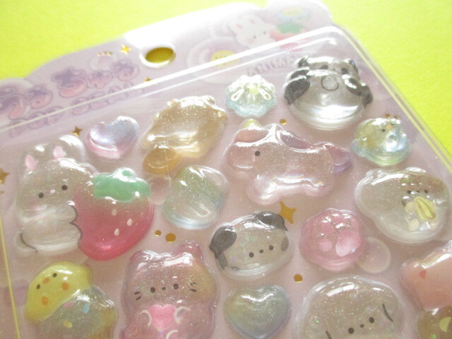 Photo: Kawaii Cute うるちゅる Pop Stickers Sheet Crux *Animal (125915)