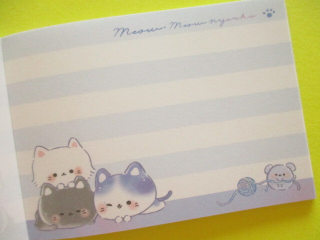 Photo: Kawaii Cute Mini Memo Pad Crux *Meow Meow Nyanko (125994)