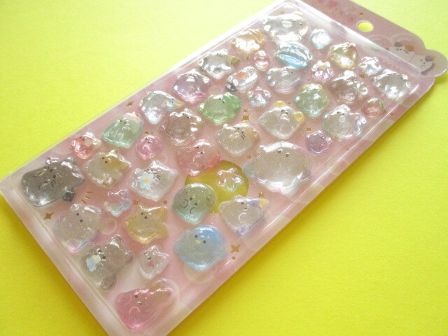 Photo1: Kawaii Cute うるちゅる Pop Stickers Sheet Crux *Obakenu (125913)