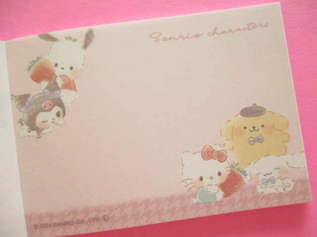 Photo: Kawaii Cute Mini Memo Pad Sanrio Characters Crux *ふわふわラテ (126174）